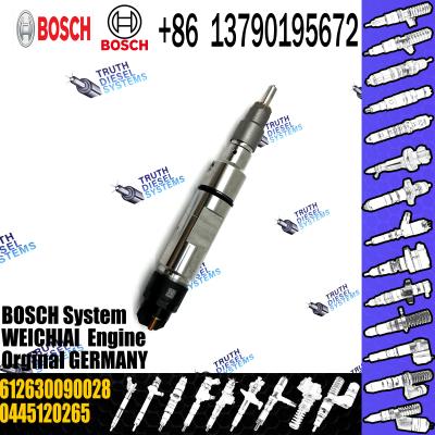 China diesel injecteurspijp 0445120265 612630090028 voor WEICHAI WP12 JAC J4 JAC SEI 3 gemeenschappelijke spoorinjecteur 0445120265 Te koop