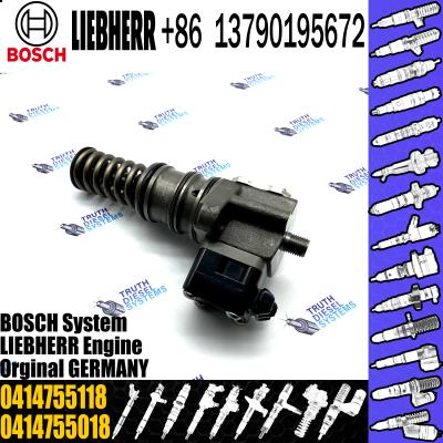 중국 보쉬 새로운 디젤 연료 단위 펌프 조립 10116257, 0414755018, 0414755118 LIEBHERR 트럭 판매용