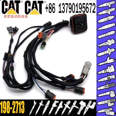 China 198-2713 C7 engine wiring harness excavator engine harness wire 325d excavator 1982713 for E324D E25D E329D for sale