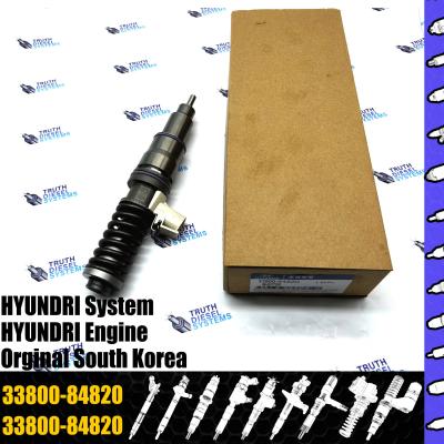 China Diesel Injector 33800 84820, 33800-84820, 3380084820, 21306407 BEBE4D19002 for Hyundai D6CC engine for sale