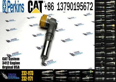 China Fuel Injector 10R1266 232-1183 232-1173 232-1168 174-7528 174-7526 For Cat Engine 3412 3412E Excavator Spare Parts for sale