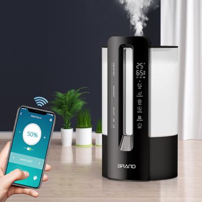 China Large Touch Screen Display Customized Logo App Wifi Remote Control Smart Home Humidifier Guangdong Ultrasonic Aroma Humidifier with Night Light for sale