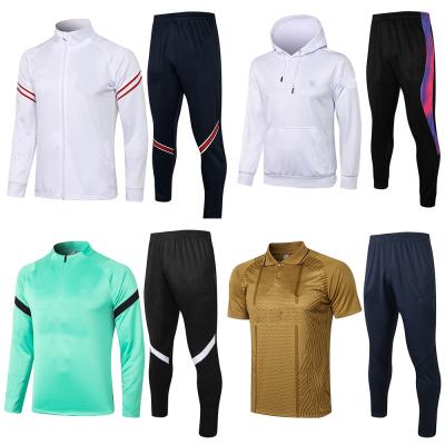 China 2021 wholesale good quality cheap quick dry soccer tracksuit,soccer jacket,soccer tracksuit for sale