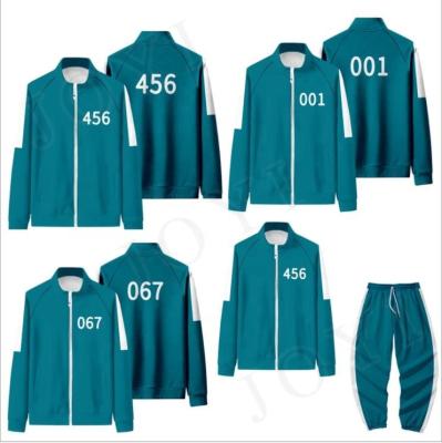 China Hot Selling New Style Antibacterial Cosplay Sweatsuit Tracksuit Sets Man Training Uniform Tracksuit For Halloween for sale