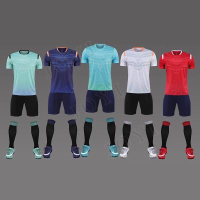 China Cheap Quick Dry Sublimated Custom Shirt Football Club Football Uniform Set Mens Customized Football Tank Top for sale