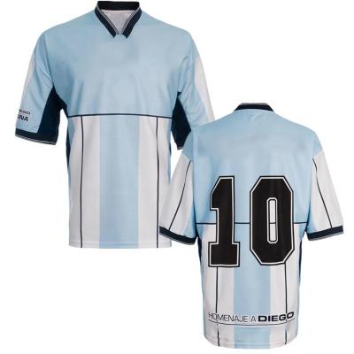 China Feature 1986 Argentina Jersey Retro Football Soccer Shirts for sale