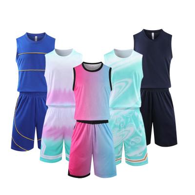 China Cheap Breathable Custom Design Blank Uniform Sublimation Basketball Jersey Basketball Wear for sale