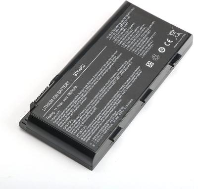 China Laptop 11.1V 7800mAh High Performance Lithium Ion Battery Gaming Laptop Battery For MSI Laptop Replacement Battery BTY-M6D for sale