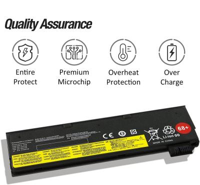 China 68+ LAPTOP 68 Laptop Battery Replacement For Lenovo ThinkPad T440 T440s T450 T450s T460 W550s X240 X250 L450 24Wh 48Wh Laptop Battery for sale