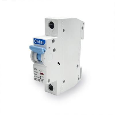 China Since C D Ready To Ship HGB3-63 1P 1A 2A 4A 6A 10A 16A 25A 32A 40A 50A 63A Pole MCB 6KA L7 Series DPN Mini Single Electric Circuit Breaker for sale