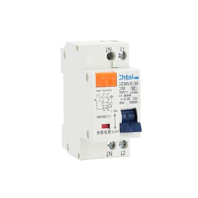 China Factory Outlet PA66 DZ32LE-32 1P+N 32A DPN Rccb Miniature Breakers Mcb Circuit Breaker With Wholesale Price for sale