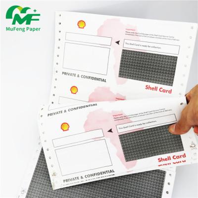 China 2ply bank preprinted industry payslip password envelope directly for sale