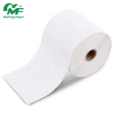 China Barcode Label Roll Blank Sticker Thermal Paper Direct Label In 100x150x250pcs/rolls Thermal Label Roll for sale