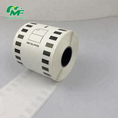 China Ldk11201 Compatible White Brother Dk44205 Band 23*23mm Continuous Shipping Labels Printer Paper Removable Holder Waterproof for sale