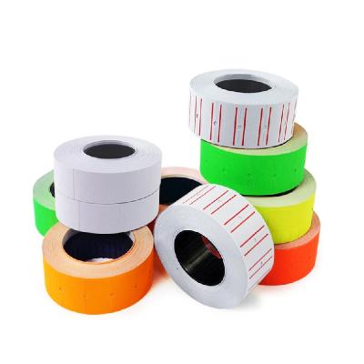 China 10 rolls waterproof label tag for MX-5500/6600 gun label adhesive sticker, white and color sticker gun price retail store price label for sale