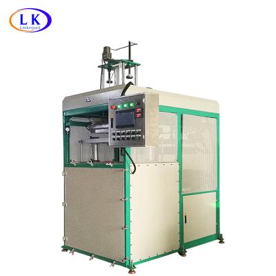 China Semi-auto Thick Food Sheet Making Machine Vacuum Thermoforming Machine for sale