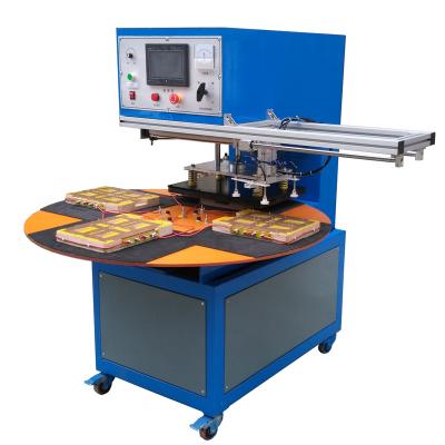 China CLOTHING Auto Turn Table Blister Sealing Machine for sale