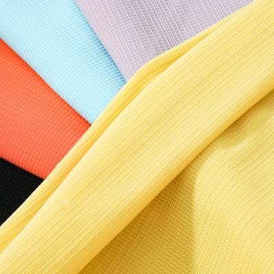 China Wholesale Printing Vent Holes Rib Textured Nylon Spandex Swimwear Fabric Custom Underwear Yoga Lining Fabric for sale