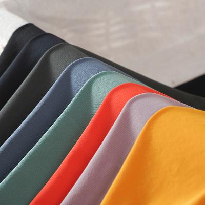 China New and Color Sensitive High Quality Pure Dye Nylon 170gsm Spandex Sports T-shirt Single Double Sided Fabric for sale