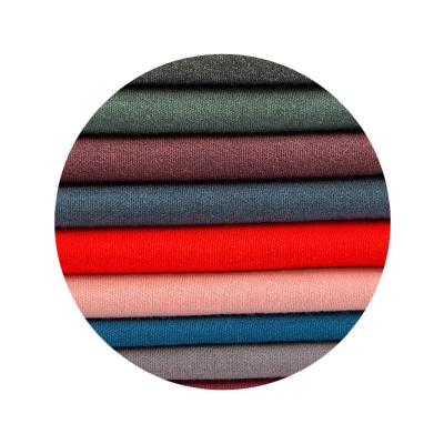 China Good Breathable Resilience Soft Warm Sweat-absorbing High Security 40 Random German Velor Fabrics Elastic Single-sided Plush Fabrics for sale