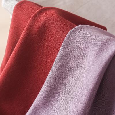 China Warm High Quality Outdoor Synthetic ElasticThermal Soft Double Sided Fleece Lining Pajamas Underwear Fabric for sale