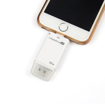 China Blitz-Antriebs-Memorystick OTG 8G/16G/32G/64G USB für iphone/ipad/ipod zu verkaufen