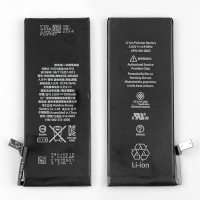 China Wieder aufladbare Li-Polymer Batterie für iPhone 6 Ersatzteil-Batterie mit Flexkabel zu verkaufen