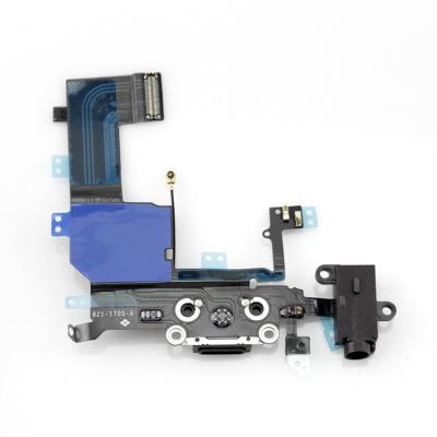 China iPhone 5C Dock Connector Charging Port Flex Cable with Audiojack Replacement Parts for Cell Phone for sale