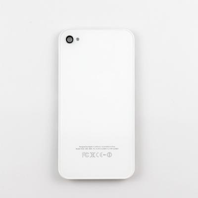 China White Back Cover Housing for iPhone 4 Replacement Parts Glass Battery Door without Logo for sale