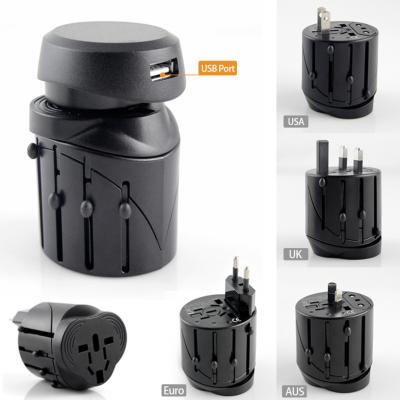 China International Travel AC Power Adapter with USB Port and Fuse Protected for sale