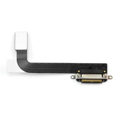 China Black New iPad 3 Dock Connector Charging Port Flex Cable for ipad Replacement Parts 30 pin Dock Connector for sale