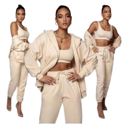 China Breathable Wholesale Ladies Fashion Two Piece Sexy Jogging Wear for sale