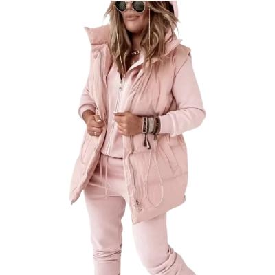 China Anti-pilling three-piece suit women's pure color casual suit attractive design for sale