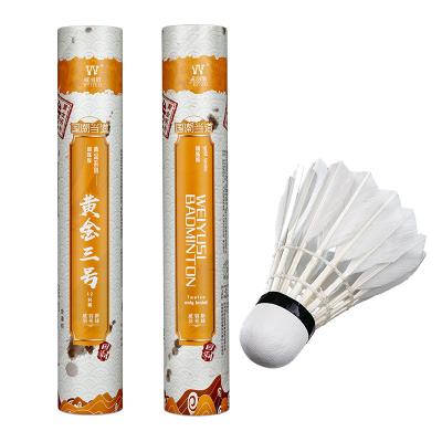 China Entertainment Free design and customization of high-quality duck feather badminton for sale