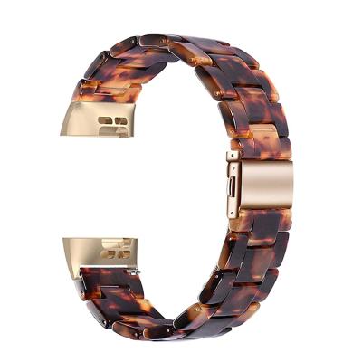 China Resin Charge3 Design Single Folding Clasp Style Buckle Watch Band Strap for charge3 for sale