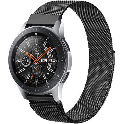 China Magnetic Adjustable Watch Mesh Strap For Samsung galaxy watch46mm Stainless Steel Metal Compatible With Samsung Watch for sale