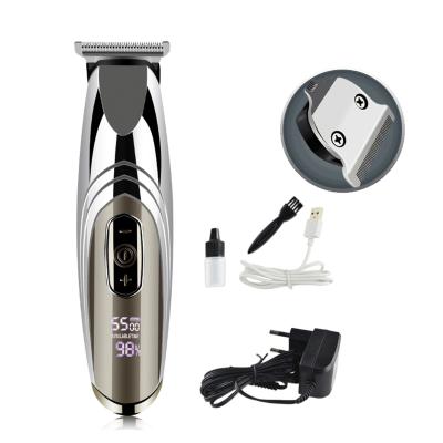 China Household Barber Professional Hair Clippers Electric LED Display Cordless Hair Trimmer Hair Cutting Machine for sale