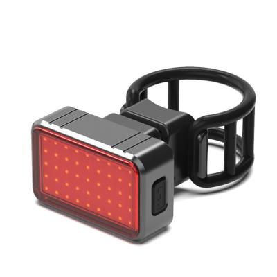 China Newest Design Waterproof Top Quality Rechargeable Powerful Bicycle Taillight Intelligent Brake LED Bike Rear Light for sale