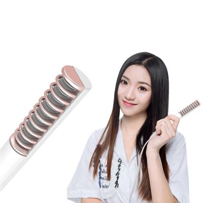 China Household electric hair straightening sweep hair iron straighteners and curler 2 in 1 hair iron for sale