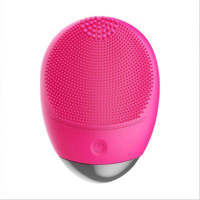 China Hot Selling Silicone Face Brush Electric Rechargeable DEEP CLEANING Facial Cleansing Brush for sale