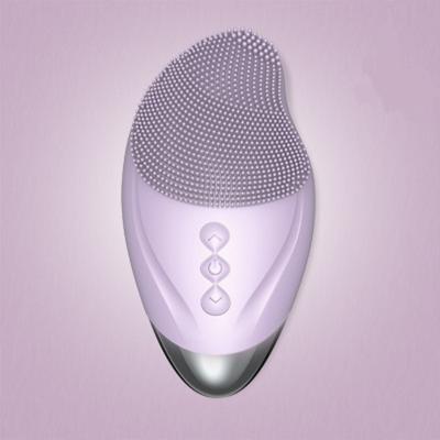 China Good Quality Electric Ultrasonic Face Brush Silicone Facial Brush DEEP CLEANSING Cleansing Brush for sale