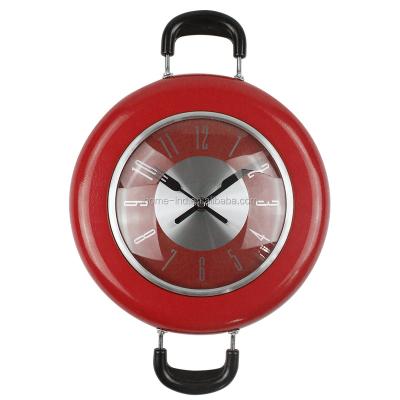 China 2021 CREATIVE New Metal Art Clock Kitchen Wall Clock for Kitchen Decoration for sale