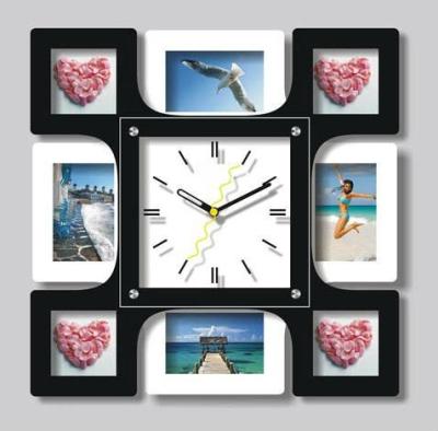 China CREATIVE MDF WALL CLOCK TREE SHAPE PHOTO FRAME MDF WALL CLOCK 3dliving room wall clock for sale