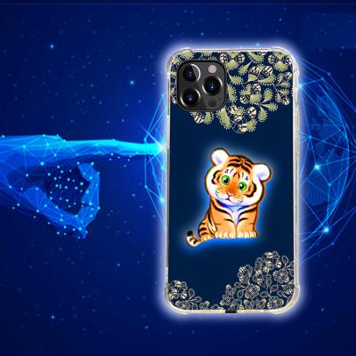 China Shockproof For iPhone Series Cartoon Incoming Call Cute Flashing Phone Case for sale