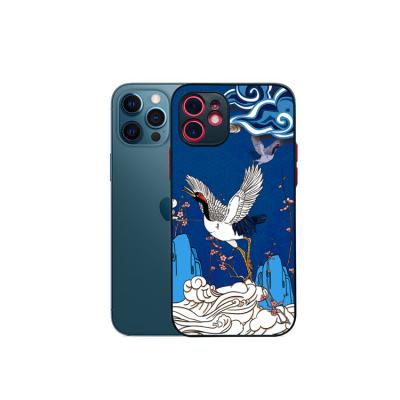 China 2021 Hot Selling Anti-fall Pattern LED Edge Sublimation Cute Flashing Soft Phone Case for sale