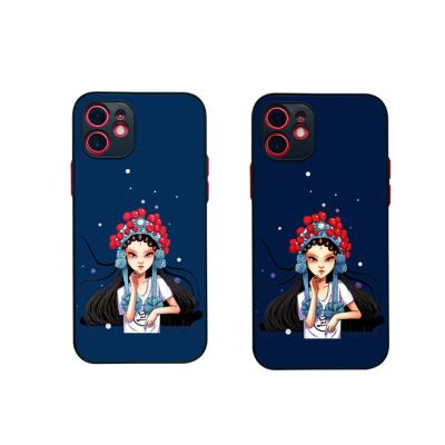 China Factory Customized Wholesale Anti-fall Environmental Protection Pattern Inclusive Soft-sided Luminous Mobile Phone Case for sale