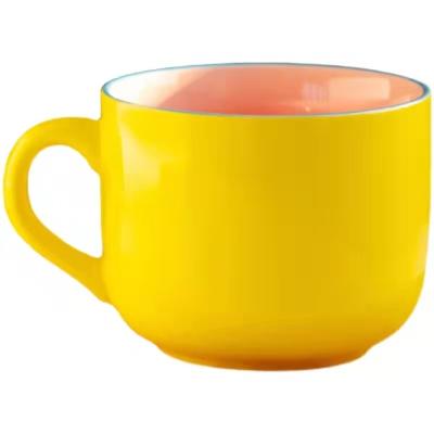 China Minimalist premium durable ceramic multifunctional creative brand breakfast cup coffee discount ceramic mug for sale