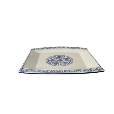 China Viable Wholesale High Quality Blue And White Porcelain Dish Plate for sale