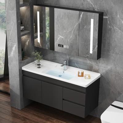 China Modern Cheap Bathroom Vanity With Mirror Cabinet for sale