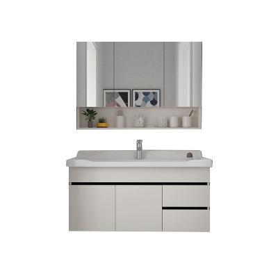 China Modern modern furniture bathroom cabinet with washbasin for sale